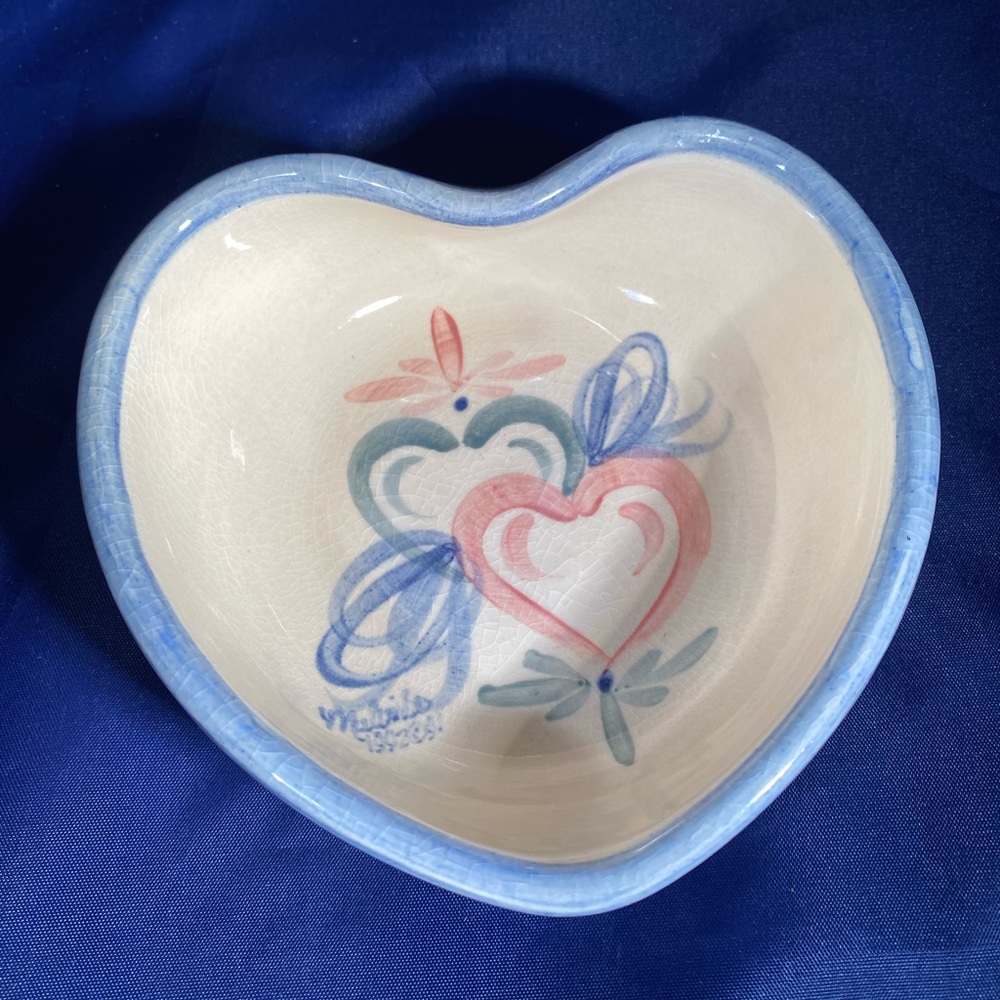 Ellis Pottery Heart Shaped Bowl